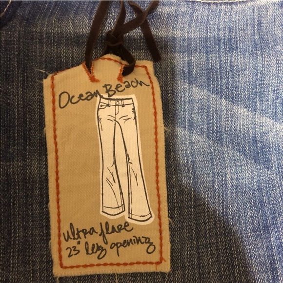 CHIP & PEPPER “Ocean Beach Ultra Flare” Jeans 3 - Picture 13 of 14